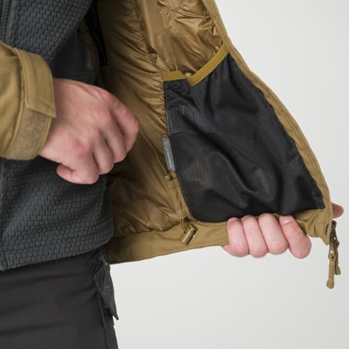 Helikon-Tex Winter Yukon Herren Tactical Jacke - Robuste Bushcraft Winterjacke - Climashield Isolierung - 8 Taschen (DE/NL/SE/PL, Alphanumerisch, M, Regular, Regular, Taiga Green)