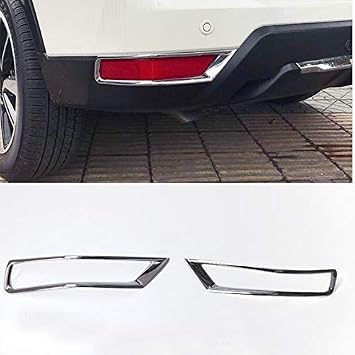ITrims for Nissan Rogue X-Trail 2017 2018 2019 2020 2021 Car Accessories Rear Tail Fog Light Lamp Cover Trim ABS Chrome 2PCS