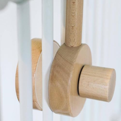 image for Sorrel + Fern Baby Crib Mobile Arm Wooden Holder - Baby Mobile Hanger 