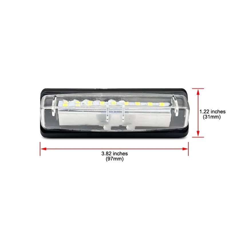 Luz de matrícula Lexus GS300 GS400 GS430 1997-2004 kit de 2 piezas 5
