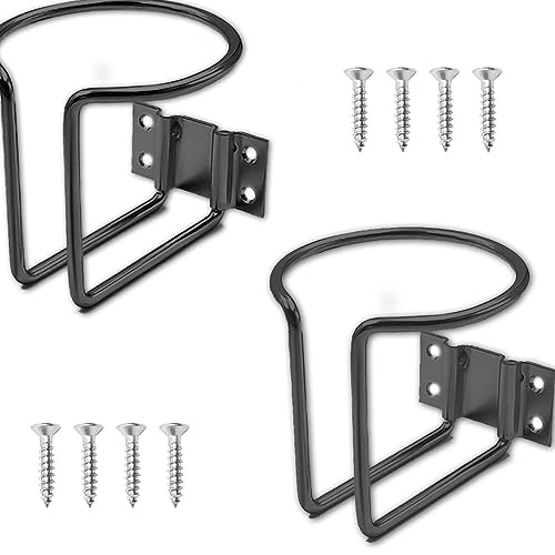 Auto Becherhalter, Boot Ring Getränkehalter Edelstahl Ring Becherhalter, Universal Getränkehalter für Marine Yacht Truck RV Auto Anhänger Hardware (2 Stücke) (Grau)