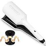 AraSyleon Welleneisen für Strandwellen & Locken – Keramik-Ionen Lockenstab mit 3-Tube-Design, 3 Temperaturstufen (160/180/200°C), 32mm, 138W, für Anfänger geeignet