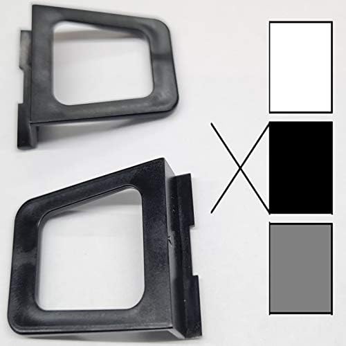 FlyEx 2x Griffe Fliegengitter Griff Klappgriff Kedergriff Fliegengitterfenster Insektenschutz Zubehör Fenster Türen Spannrahmen (Schwarz- 2x Kedergriff) Schwarz- 2x Kedergriff