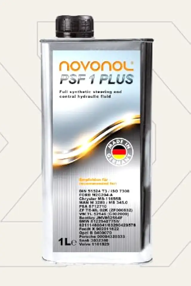 PSF 1 PLUS Novonol Fluido Hidráulico Sintético para Direção Assistida, Verde, 1L, Compatível com CHF 11S