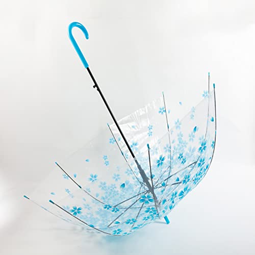 Cherry Blossoms Transparent Umbrella Clear Bubble Umbrella For Kids Girls Boys Or Women Dome Auto Open Umbrella Windproof For Outdoor Parties Picnics Travel Weddings #TOP6