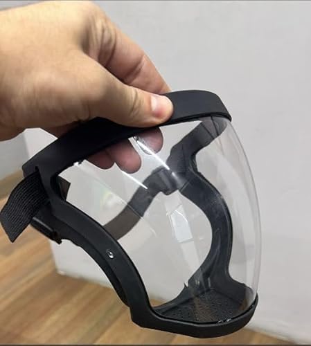 Máscara Protetora Facial Face Shield resistente a respingos e vento. Indicado para Dentistas, Soldad