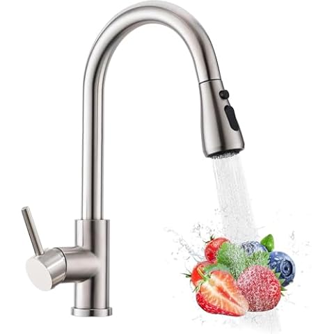 VIGIME Kitchen Sink Mixer with Pull Out Sprayer Cover