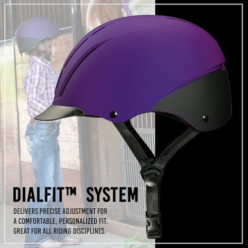 image for Troxel Spirit Full Coverage Horse Riding Helmet, Low-Profile & Adjusta