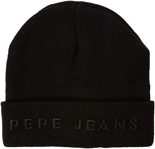Pepe Jeans Wolly Jr Beanie PB040228 Bonnet, Gris (Graphite), Large Garçon
