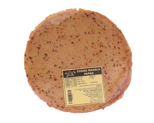 JAINS PURE CHANA MASALA PAPAD 200 GM- Handmade, Pack of 2 (B0BT8921KR) Amazon Price History, Amazon Price Tracker