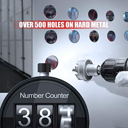 EZARC Tungsten Carbide Teeth Hole Saw (Hole Cutter) Heavy Duty for Stainless Steel Industrial Grade 48mm - Image 4