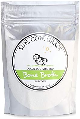 Beef Bone Broth Powder - Organic Grass-fed Pure Protein Non-Gelling Type (2lb) image 2