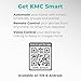 KMC Smart Plug Side 4-Pack, Smart Outlet Splitter for Smart Home, 3-Outlet Wall Plug Extender, Compatible with Google & Alexa Smart Plugs, No Hub Required, WiFi Plugs Smart Plug WiFi Outlet