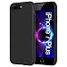 Produktbild Whew Hülle Kompatibel mit iPhone 7 Plus / 8 Plus, [Fallschutz&rutschfest] Kratzfest Silikon Stoßfest Case, Ultra Dünn Weiche TPU Schwarz Schutzhülle, Handyhülle für iPhone 7 Plus / 8 Plus- Black