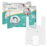 72 Pcs Disposable Potty Chair Liners with Absorbent Pads, Universal Potty Training Toilet Seat Toddler Outdoors Commode Liners - Image 1