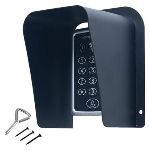 Doorbell Rain Cover Large Metal Access Control Cover Protector Camera Video Doorbell Cold Rolled Steel Shell Outdoor Keypad Shield Cover