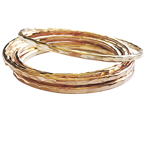 Ellie J Maui Baby First Bracelet - Handmade Island-Style 14K Gold Filled Bangle Gift For Newborn, Toddler, Girl thumb #8