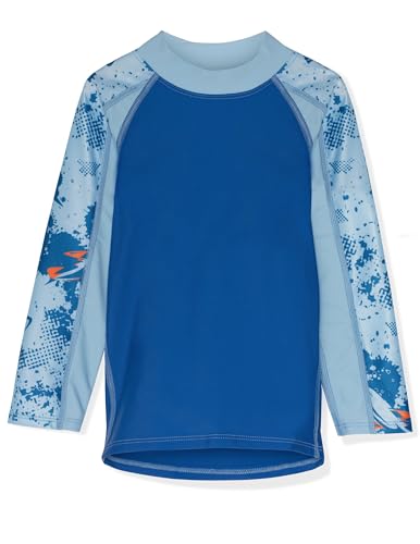 Tuga Boys Tube L/S Rash Guard, Made in USA (UPF 50+), Alba, 13/14 yrs