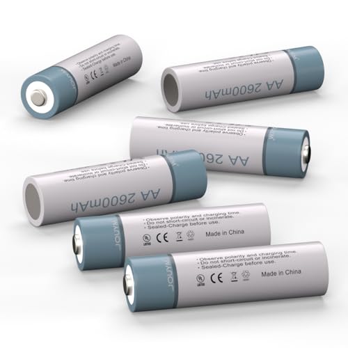 4-Pack Baterías Recargables AA 2600mAh 1.2V NiMH miniatura 4
