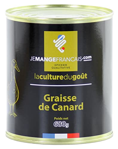 Conserve Graisse de Canard grand format 680 g - Origine France - Jemangefrancais.com