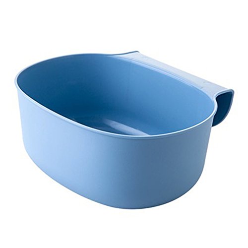 Kitchen Cabinet Hanging Garbage Waste Bin Trash Storage Container Trash Can Basket Holder Rubbish Organizer (Blue) #TOP21