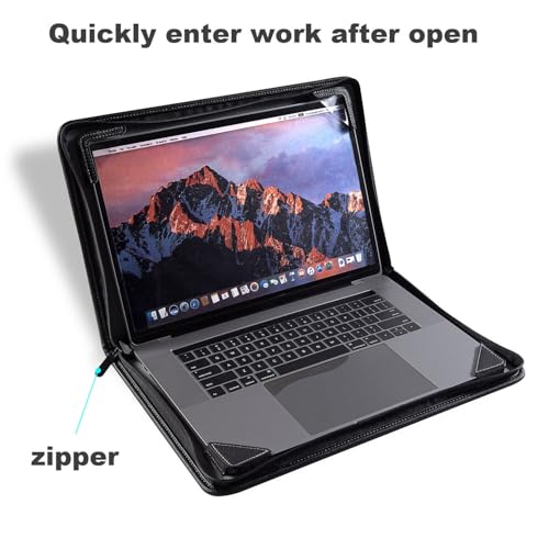 Protective Case Cover Compatible with HP Probook 450 G8/G9/G10,Probook 455 G10 /G9 /G8 15.6 inch Laptop Sleeve Notebook Stand Carry Hard Case Messenger Shoulder Bag Handbag3