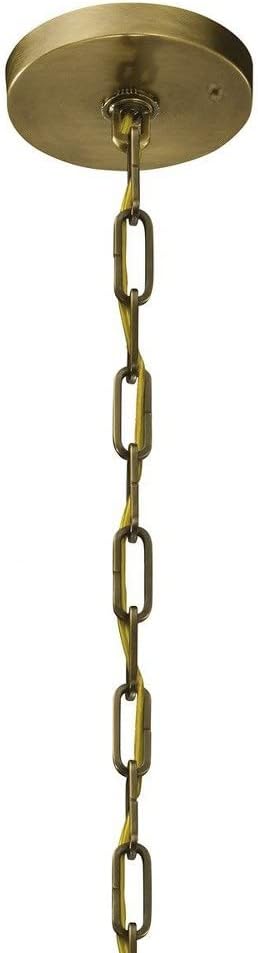 Kichler 43495BK Transitional Six Light Chandelier from Abbotswell Collection in Black Finish