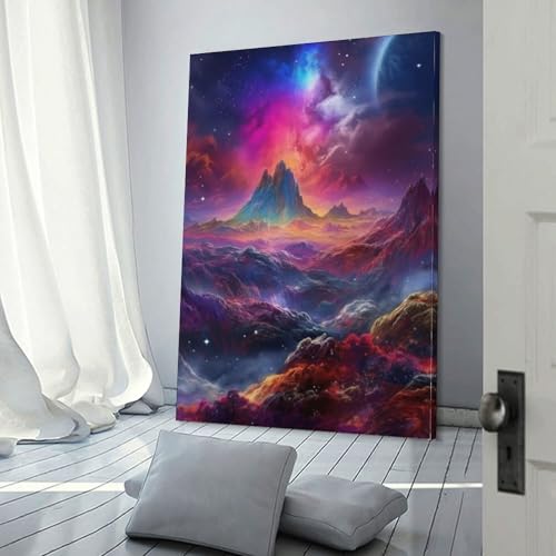 Œuvre d'art Chaos dans le ciel sur toile premium haute définition