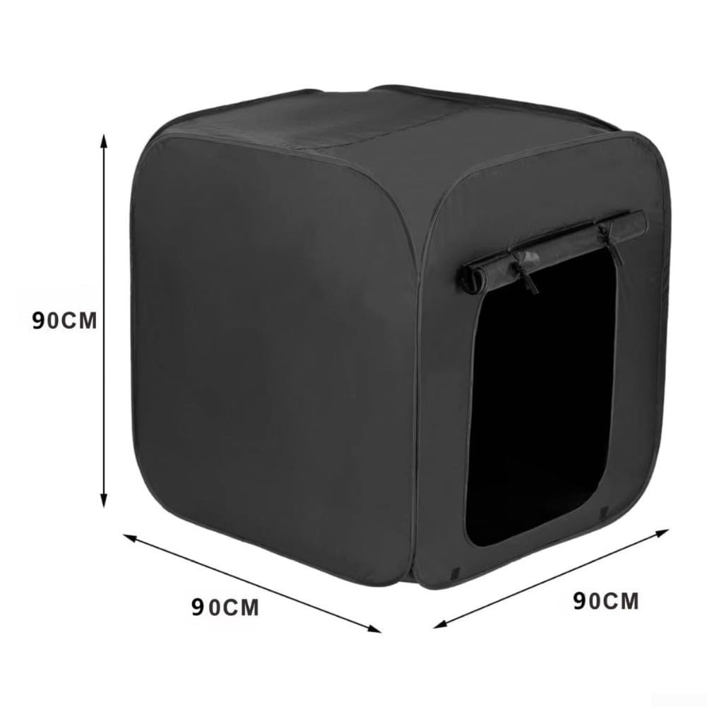 Carpa Infantil Negra Plegable Interior Carpa Infantil Negra Plegable(A 90 * 90 * 90CM)