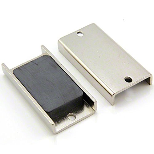 Aimant de canal en ferrite rectangulaire 76mm pour bricolage et fixation d'outils d'atelier
