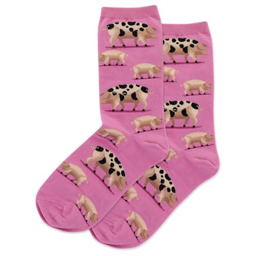 Image of Hot Sox Women's Novelty Geometric Pattern Crew