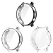 Compatible with Galaxy Watch Active 2 Case 44mm, 3 Pack Full Coverage Soft TPU Screen Protector Case Anti-Scratch Protective Cover for Samsung Galaxy Active 2 44mm Smartwatch