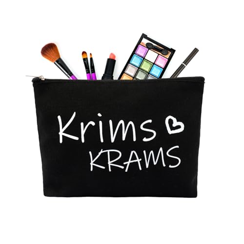 Borsa cosmetica piccola da donna grande capacità organizer da viaggio borsa per trucco per il regalo per la migliore amica per la lavanderia da e mamma nero