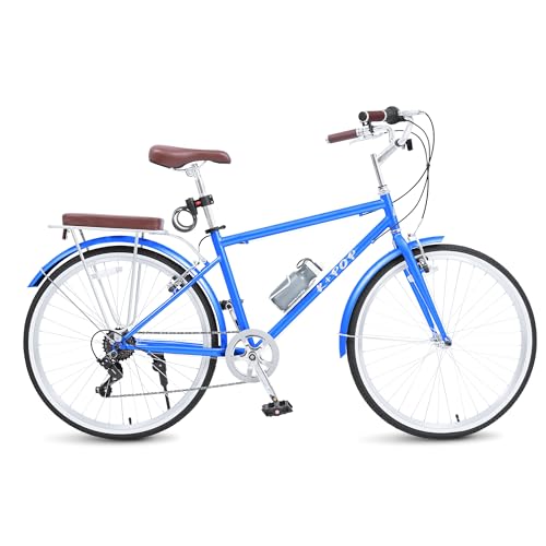 BGGFNZ 26 Inch Beach Cruiser Bike Mens Bicycle...