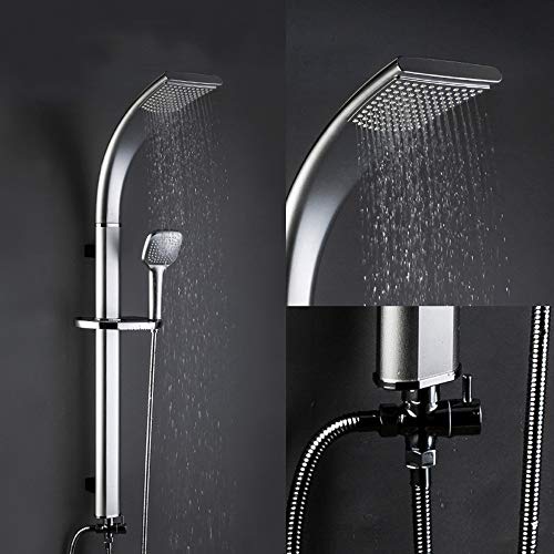 Ensemble de robinet de douche mural multifonctionnel pour rénovation salle de bain