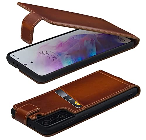Étui protection à rabat original Suncase pour Samsung S26 5G fini les rayures sur l'écran en cuir