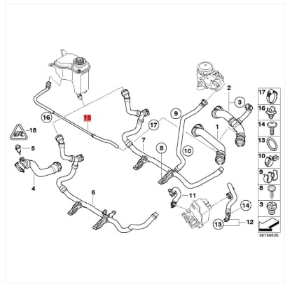 Amazon.com: LINK-LOCK Coolant Pipe Secondary Kettle to Water Tank 
