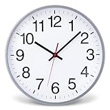 Epochic Wanduhr Ohne Tickgeräusche Lautlose Batteriebetrieben Moderne Wanduhr Groß Ziffern Einfach...