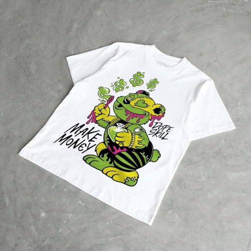 Image of DopeSkill Graphic Tee Streetwear Hip Hop Hypebeast Street Style Unisex T-Shirt Sneaker Colour Matching Shirts Cute Graphic
