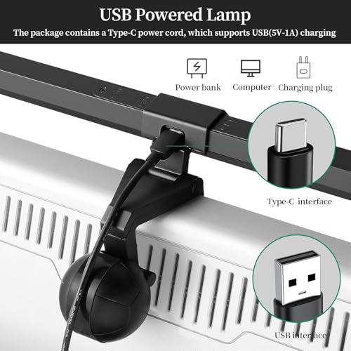 Image of Quntis Monitor Light Bar, ScreenLinear Pro Computer Reading Lamp with Auto-Dimming, Ra98 CRI Eye-Care Screen Light, No Glare /Flicker-Free LED Desk Lamp for Home Office, Students & Gaming (15-22 inch)