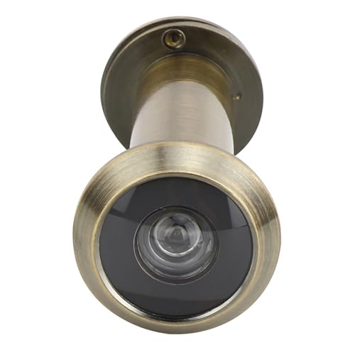 Mirilla de seguridad para puerta con ángulo de visión de 220 grados antirrobo con cubierta trasera para uso en hogar (Apertura 16-Qinggu extendida para grosor de puerta 16-23 mm) miniatura 5