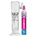 SodaStream Art Sparkling Water Maker (White) with CO2 and DWS Bottle