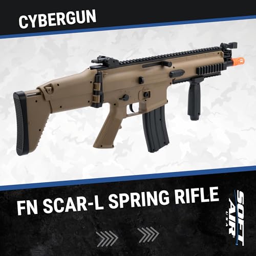 Cybergun 200705 Soft Air Scar-L Licensed Full Size Spring Powered Airsoft Rifle thumb #4
