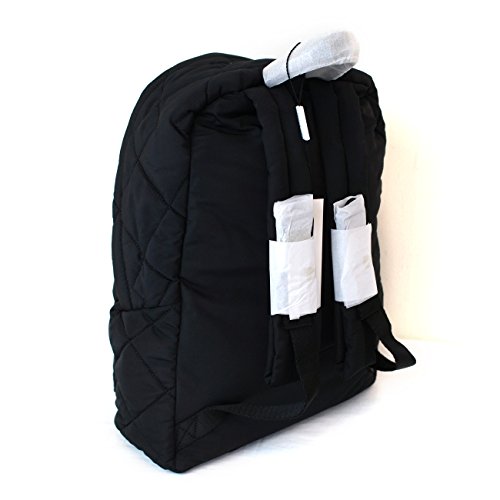 MARC JACOBS black quilted backpack