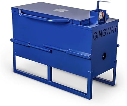 Gingway 30-Gallon Flex Kettle Asphalt Melter Portable Pavement Maintenance Solution, 50,000 BTU Burner, Fast Crack Filler Melting, Heavy-Duty Steel Construction, Easy Operation