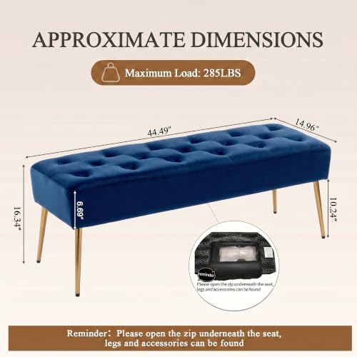 Luxury Upholstered Dining Bench