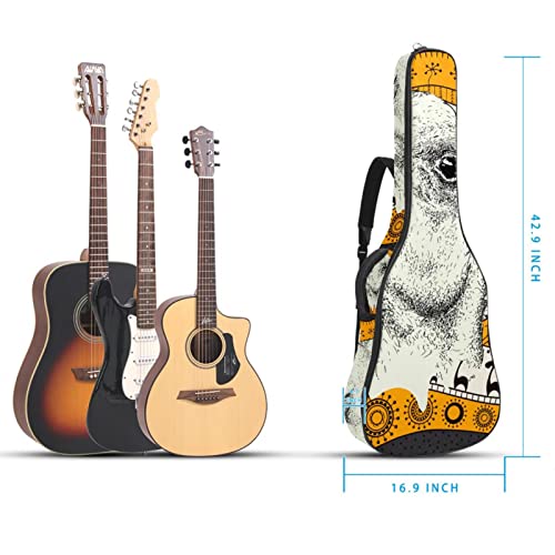 Housse de transport étanche pour guitare avec bandoulière réglable Motif girafe, Multicolore 01., 42.9×16.9×4.7 in… - Les Beatles, Paul McCartney, John Lennon, RIngo Starr, George Harrison Housse de transport étanche pour guitare avec bandoulière réglable Motif girafe, Multicolore 01., 42.9x16.9x4.7 in… – Image 6