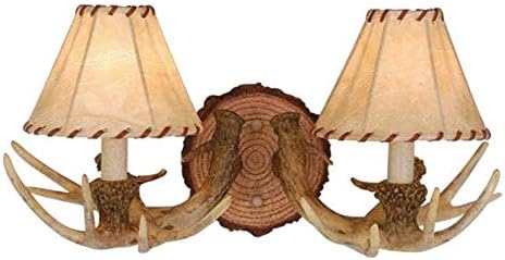 Noachian Stone Lodge 2 Light Wall Sconce