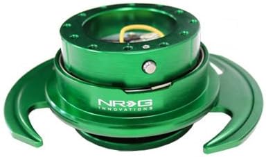 NRG Gen 3.0 Steering Wheel Quick Release Kit Green Color (Part: SRK-650GN)