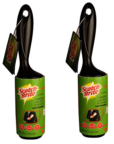 Image of Scotch-Brite Polypropylene Lint Roller Pack of 2